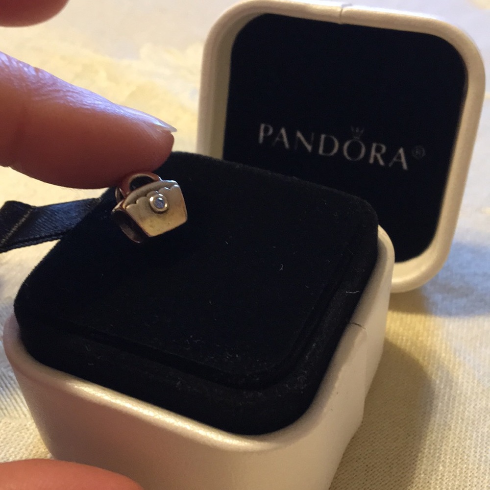 Pandora silver purse charm